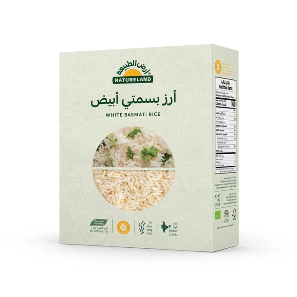 أرز بسمتي أبيض عضوي